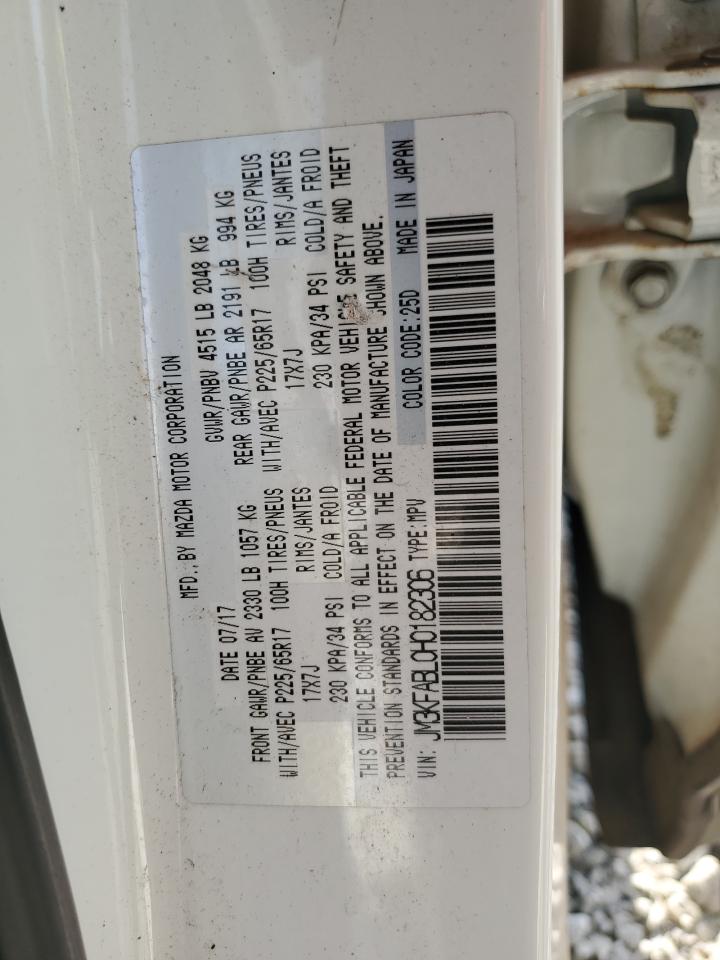 2017 Mazda Cx-5 Sport VIN: JM3KFABL0H0182306 Lot: 85652315