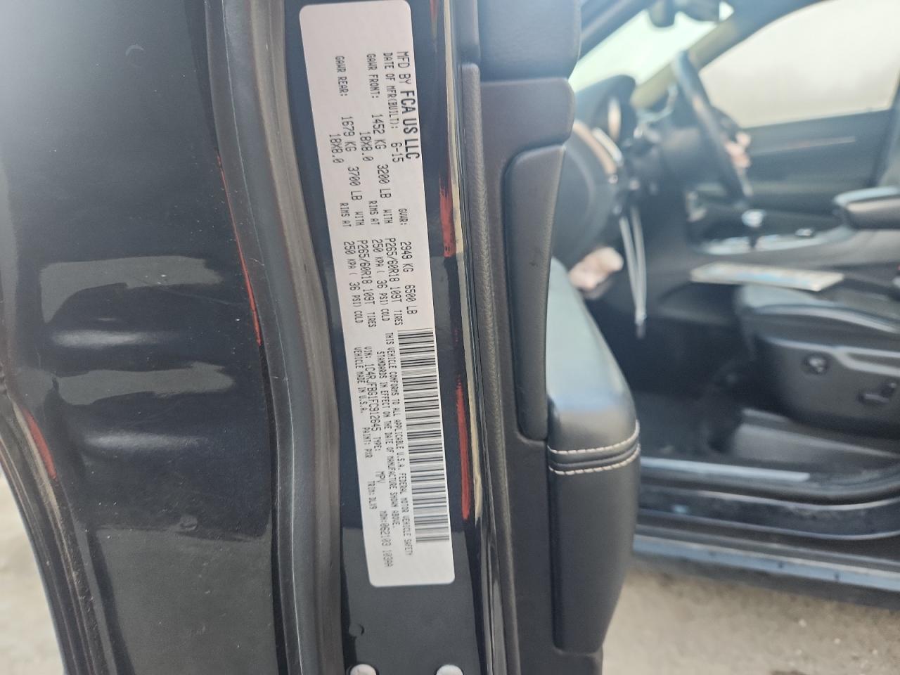 2015 Jeep Grand Cherokee Limited VIN: 1C4RJFBG1FC912645 Lot: 84784505