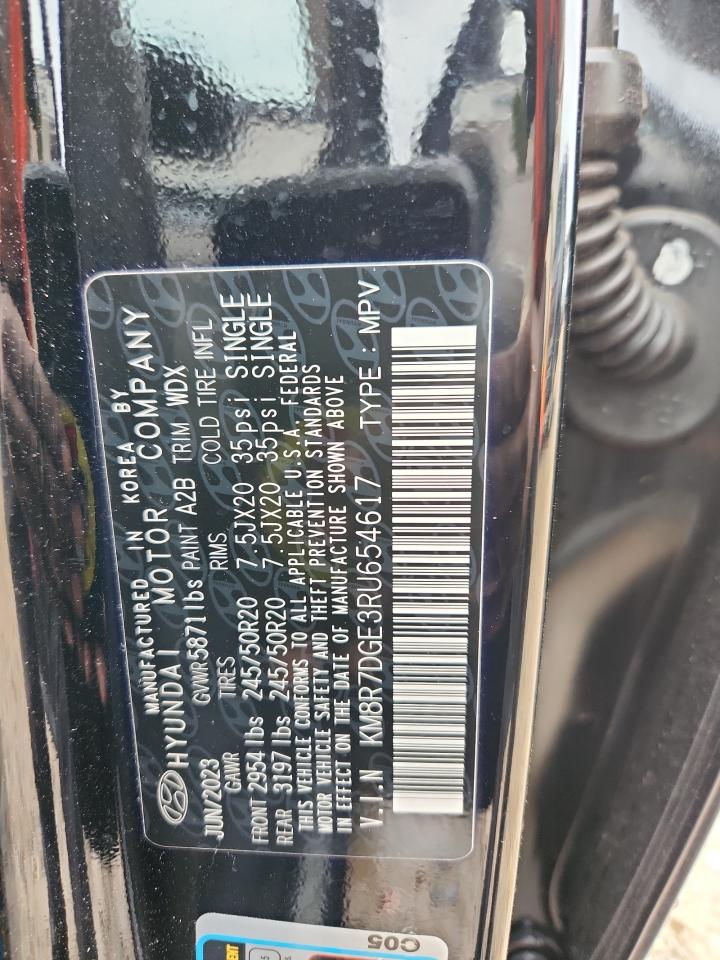 2024 Hyundai Palisade Calligraphy VIN: KM8R7DGE3RU654617 Lot: 86789425