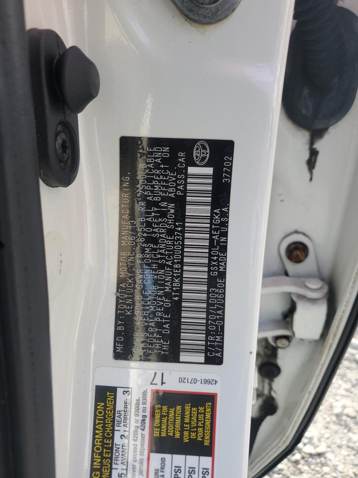 2013 Toyota Avalon Base VIN: 4T1BK1EB1DU053741 Lot: 84063465