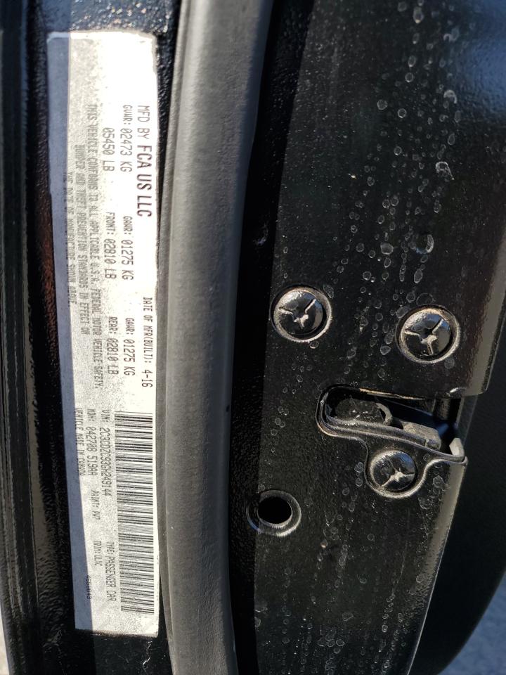 2016 Dodge Challenger Srt Hellcat VIN: 2C3CDZC93GH249144 Lot: 84947235