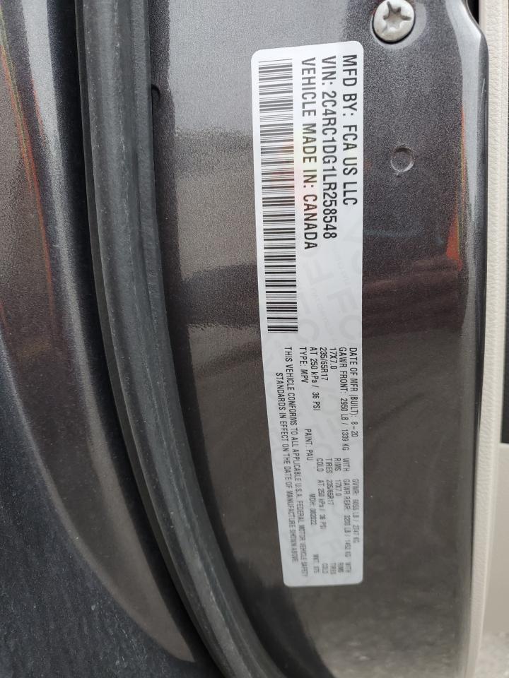 2020 Chrysler Voyager Lxi VIN: 2C4RC1DG1LR258548 Lot: 82672915