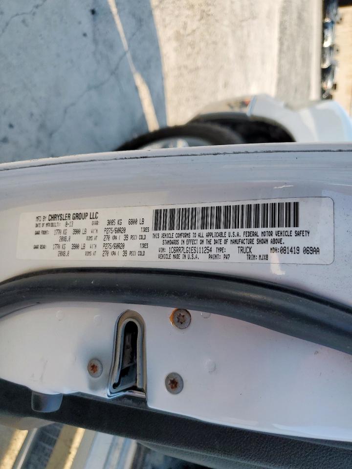 2014 Ram 1500 Slt VIN: 1C6RR7LG1ES111254 Lot: 84952585