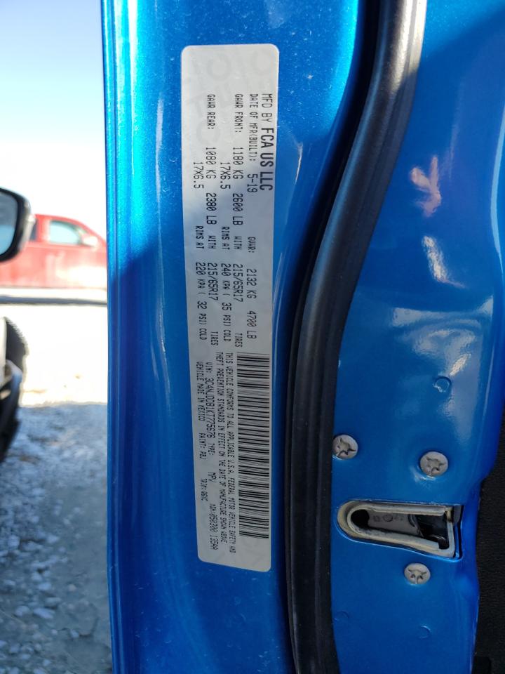 2019 Jeep Compass Trailhawk VIN: 3C4NJDDB1KT775676 Lot: 84976415