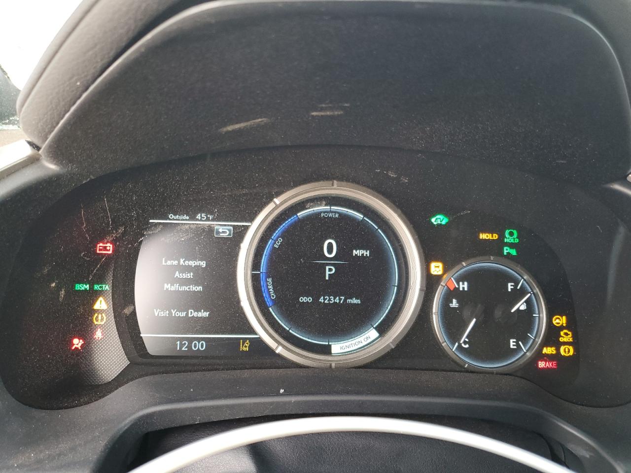 2019 Lexus Rx 450H Base VIN: 2T2BGMCA8KC031078 Lot: 87381065