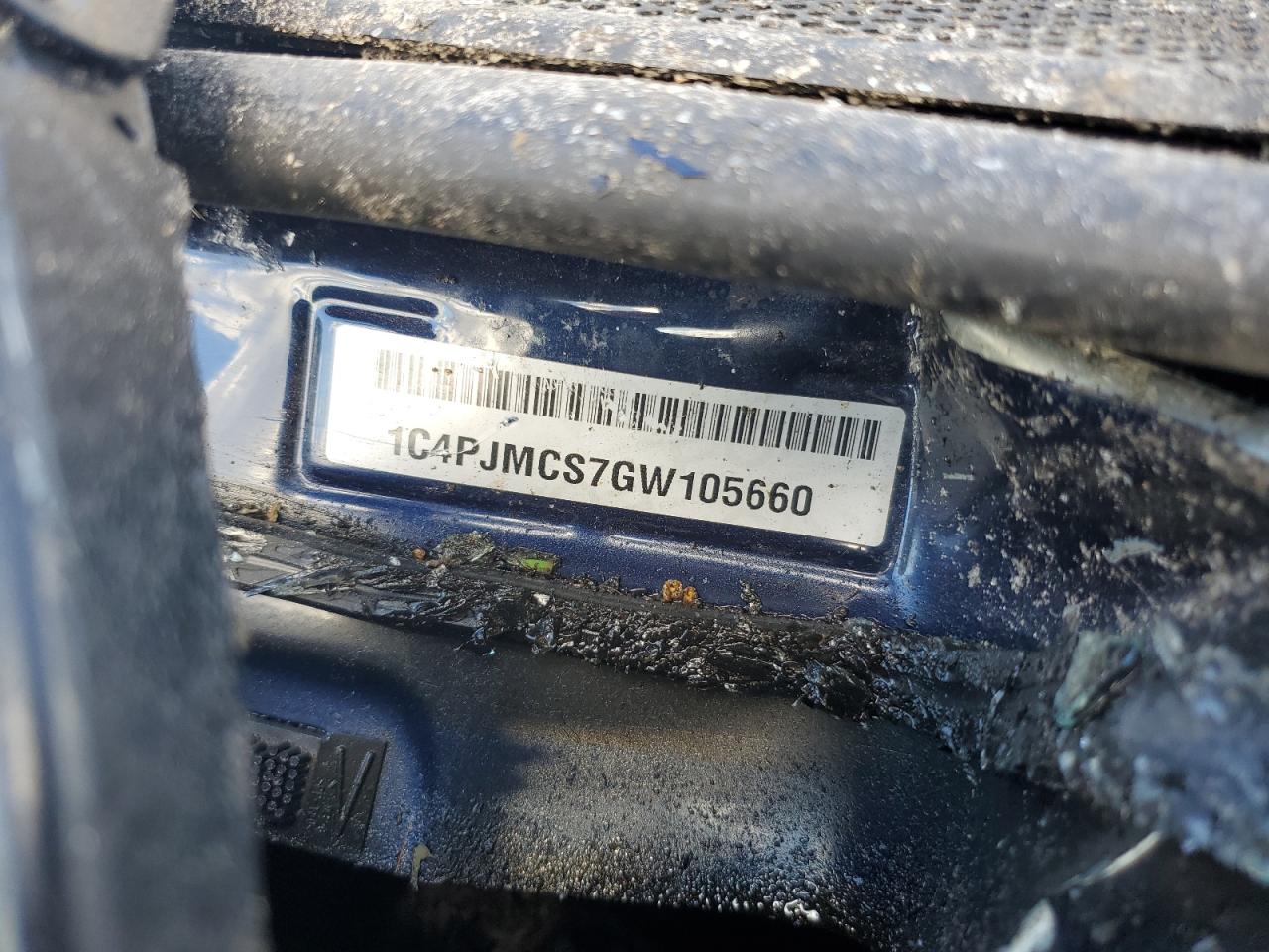 2016 Jeep Cherokee Latitude VIN: 1C4PJMCS7GW105660 Lot: 86179265