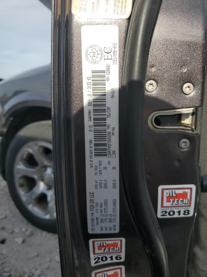 2015 Ram 1500 Laramie VIN: 1C6RR7NM2FS609290 Lot: 81998225