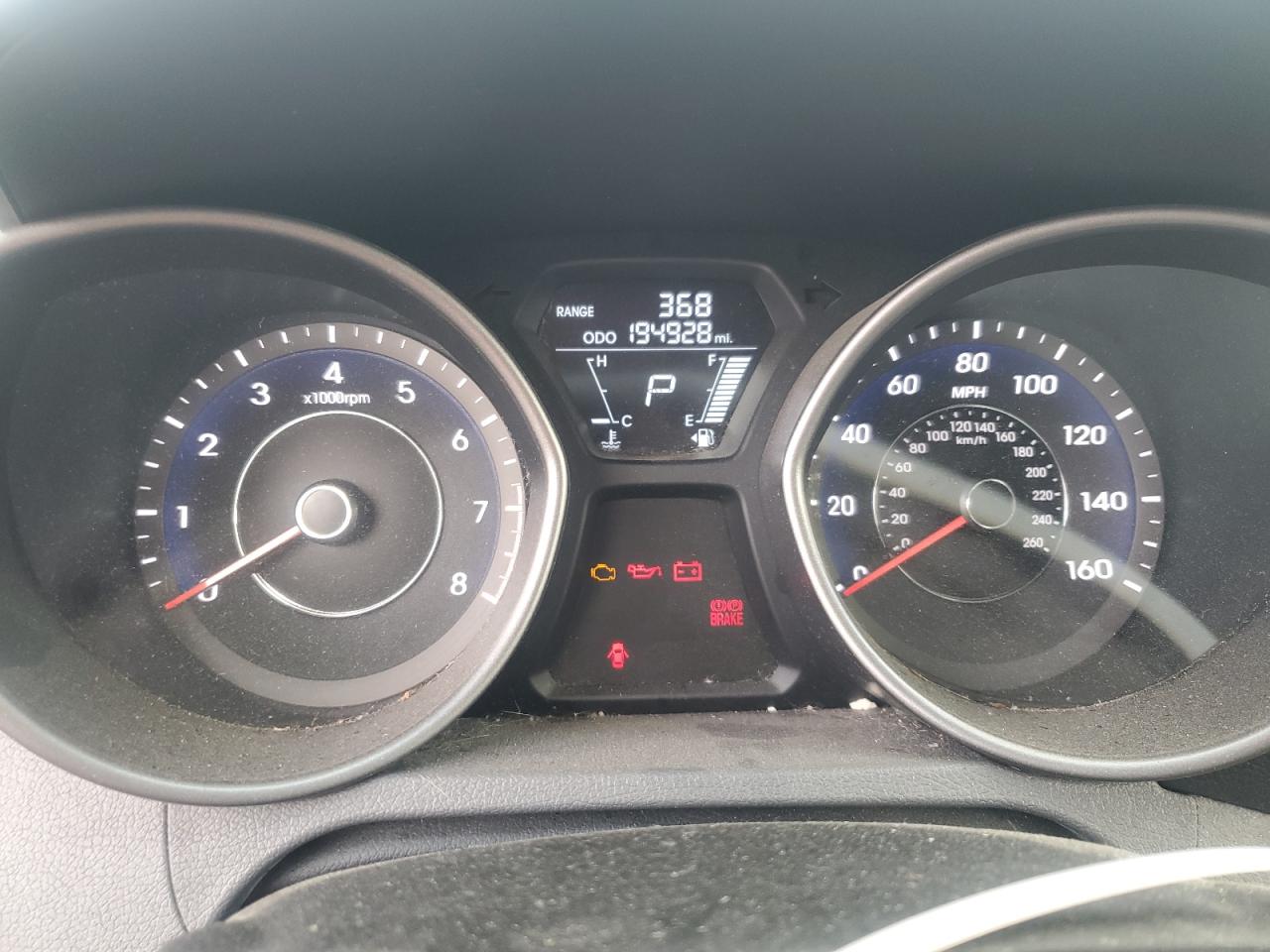 2013 Hyundai Elantra Gls VIN: 5NPDH4AE5DH444981 Lot: 86269465