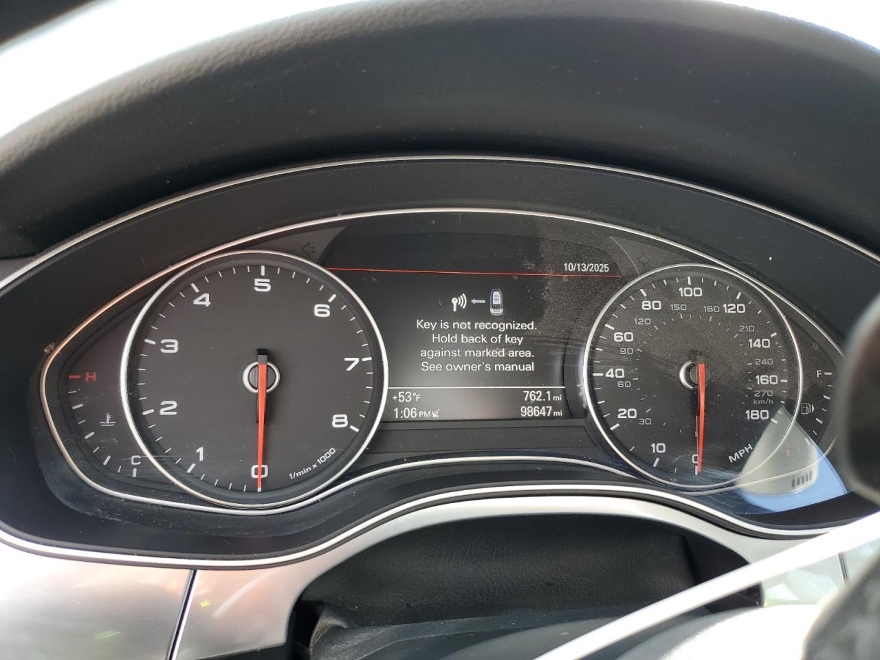 2013 Audi A6 Premium Plus VIN: WAUGFAFC0DN123551 Lot: 86325335