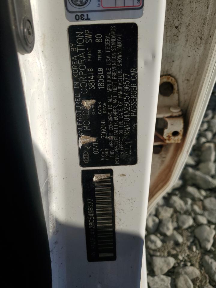 2012 Kia Forte Ex VIN: KNAFU4A28C5496577 Lot: 82765915