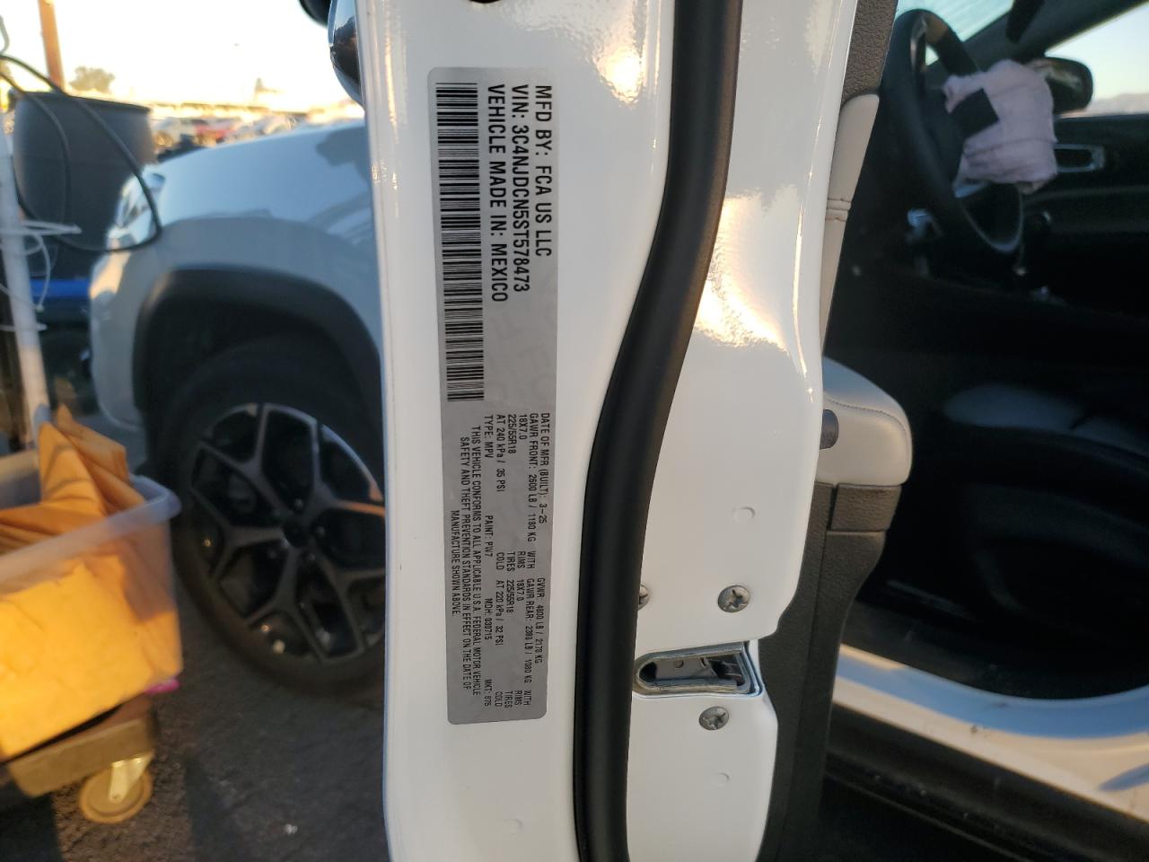 2025 Jeep Compass Limited VIN: 3C4NJDCN5ST578473 Lot: 90650215