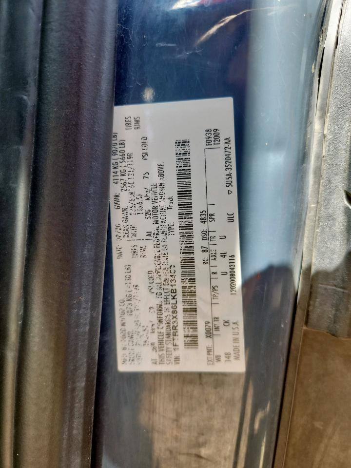 2020 Ford Transit T-250 VIN: 1FTBR3X86LKB13469 Lot: 84799295