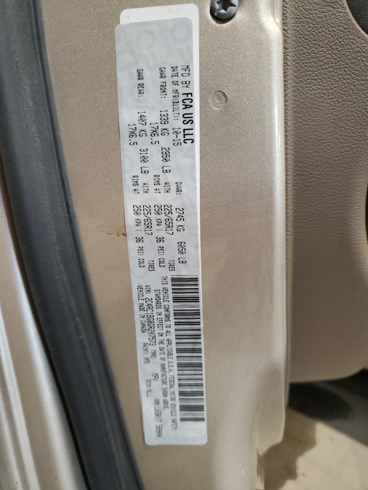 2016 Chrysler Town & Country Touring VIN: 2C4RC1BG8GR207573 Lot: 82505275