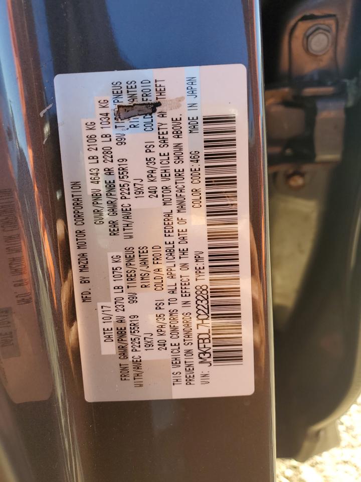 2017 Mazda Cx-5 Grand Touring VIN: JM3KFBDL7H0223288 Lot: 87399895