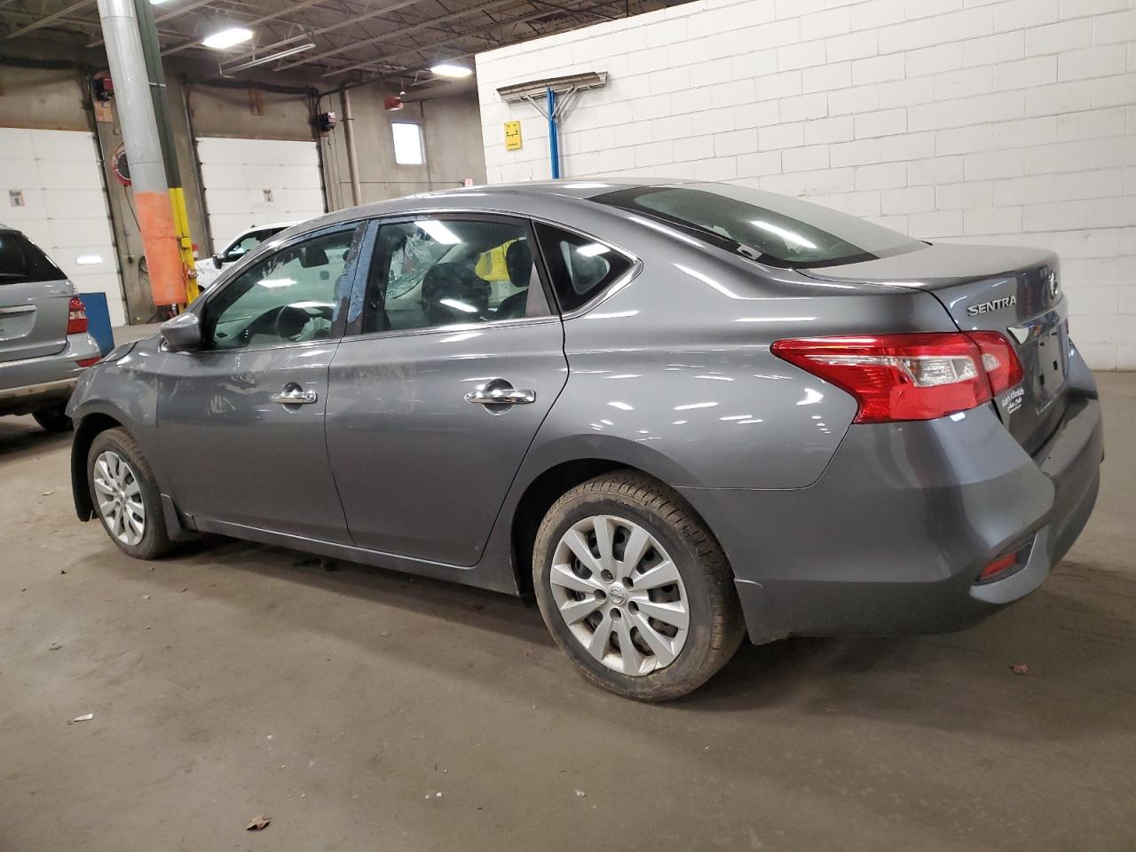 2019 Nissan Sentra S red null gas 3N1AB7AP7KY259308 photo #3
