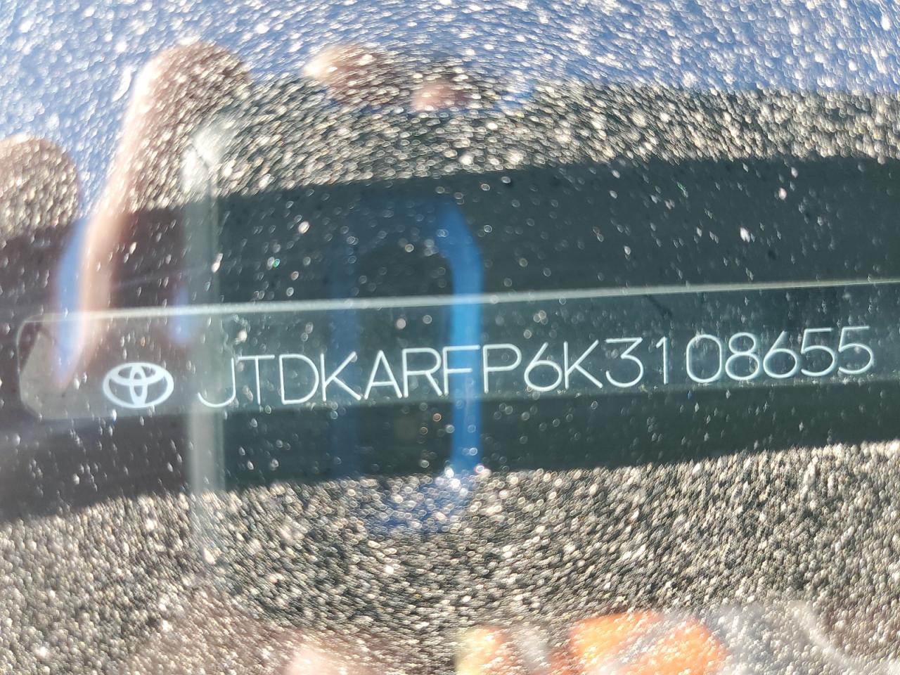 2019 Toyota Prius Prime VIN: JTDKARFP6K3108655 Lot: 90361175