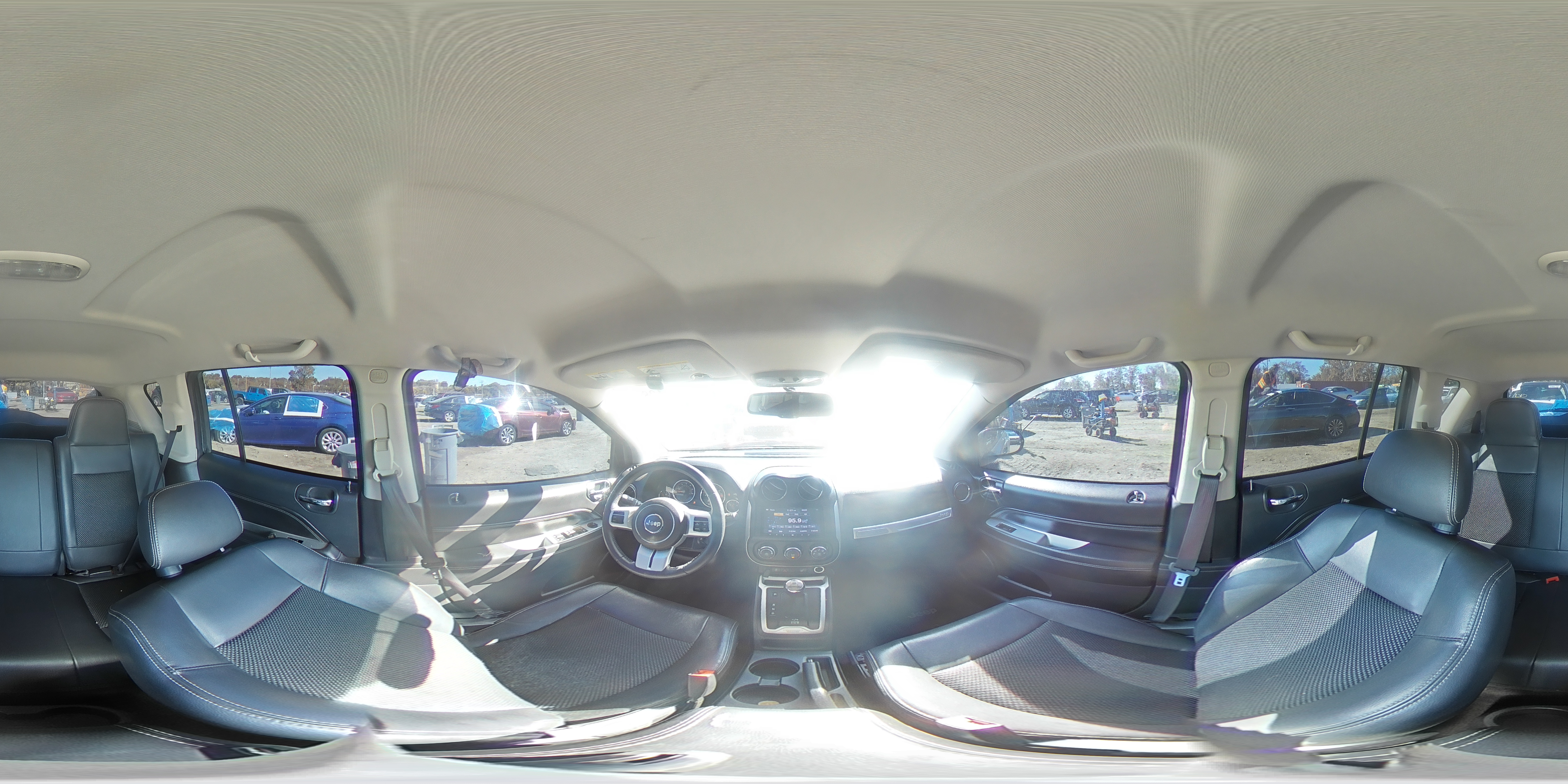 2016 Jeep Compass Latitude VIN: 1C4NJDEB6GD587831 Lot: 82391285