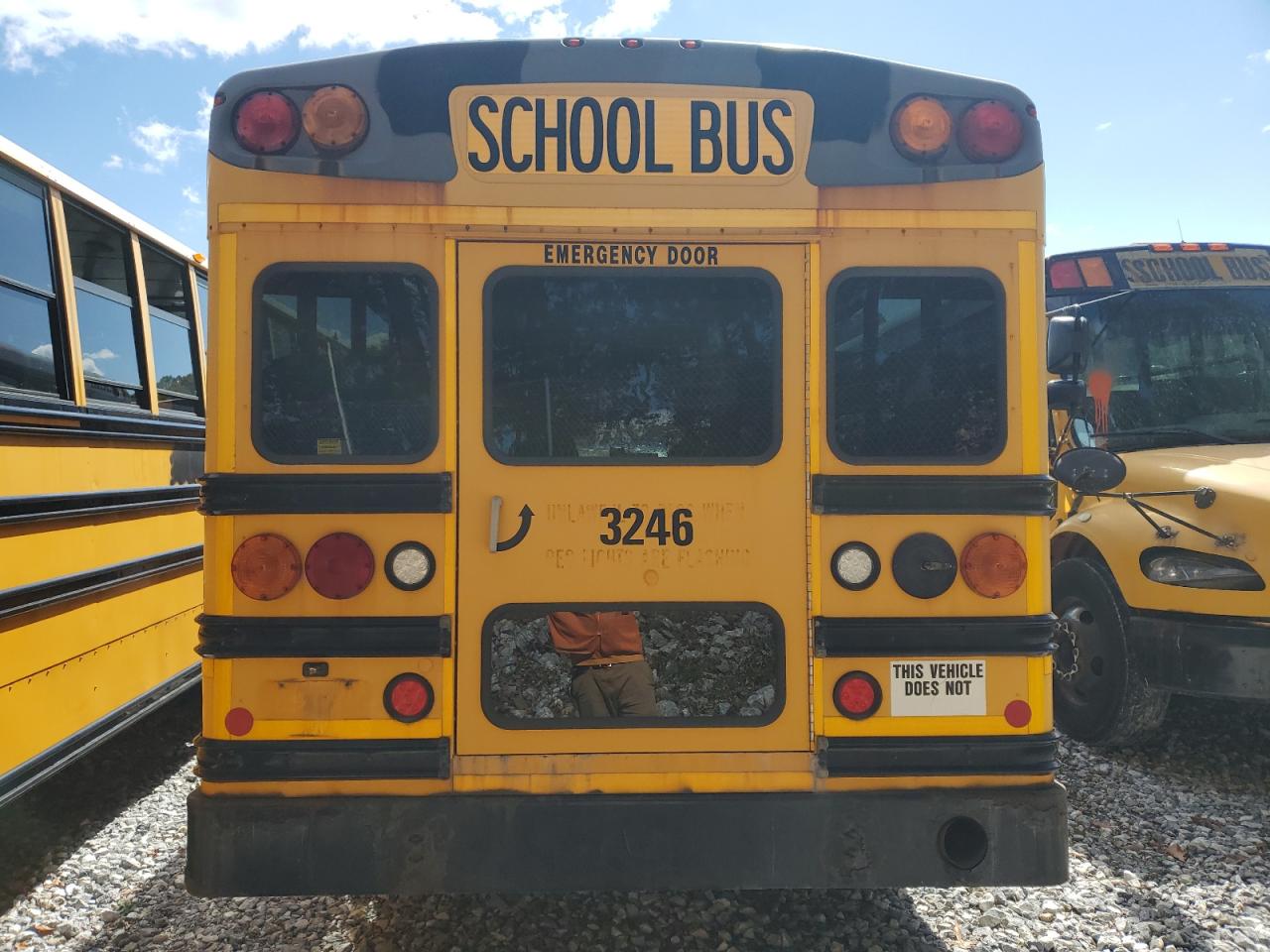 2012 Collins Bantam G3500 - School Bus VIN: 1GB3G3BL3C1186864 Lot: 81523325