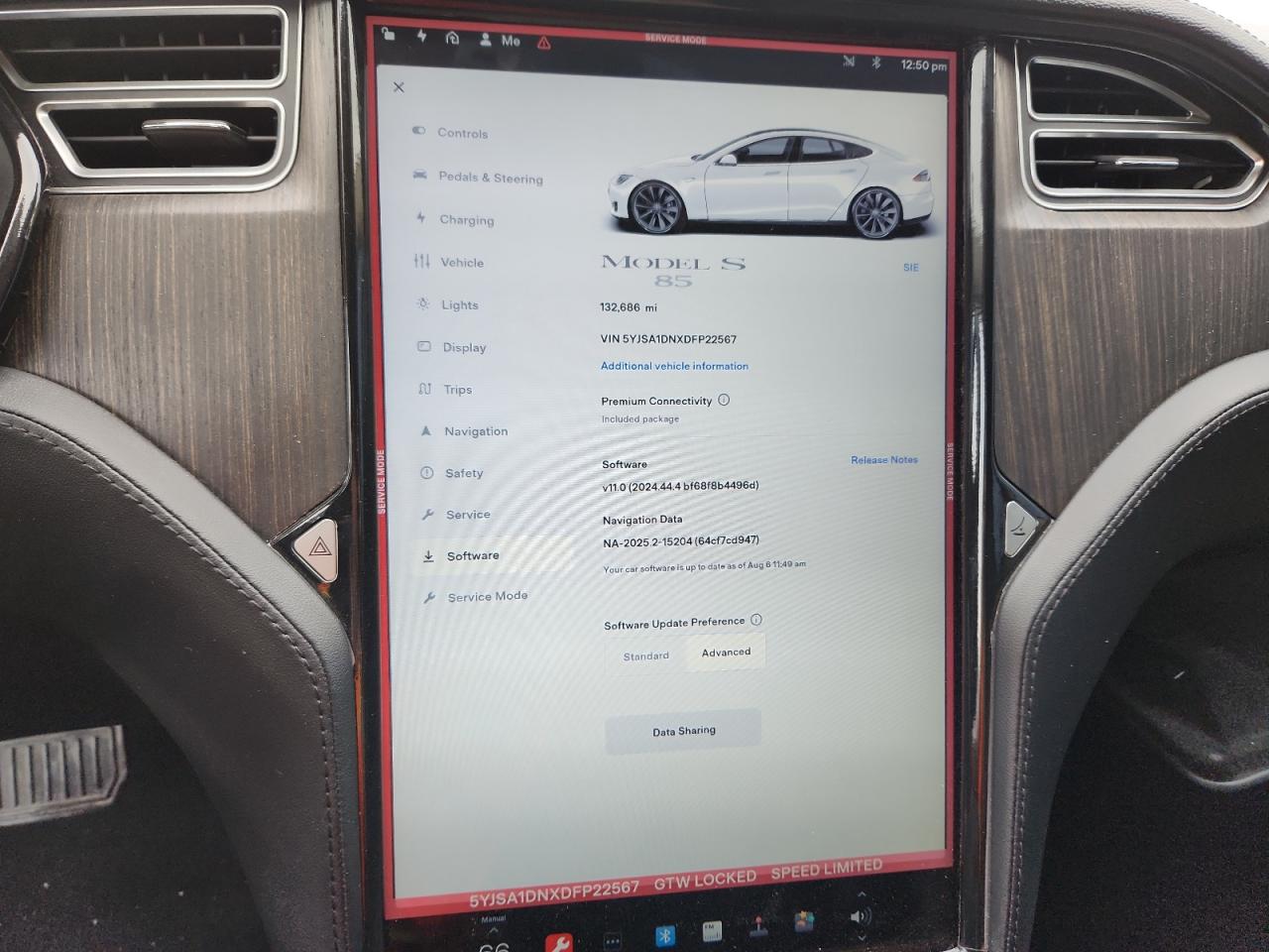 2013 Tesla Model S VIN: 5YJSA1DNXDFP22567 Lot: 86483255