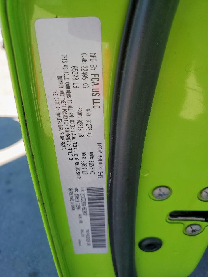 2015 Dodge Challenger Sxt VIN: 2C3CDZAT6FH823037 Lot: 86102815