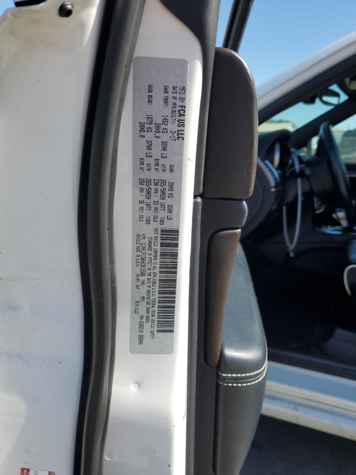 2017 Jeep Grand Cherokee Overland VIN: 1C4RJFCG6HC815586 Lot: 82251265