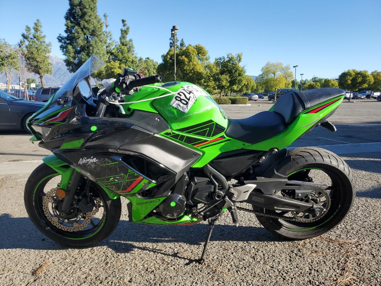 2023 Kawasaki Ex650 R VIN: ML5EXER17PDA90659 Lot: 82441745