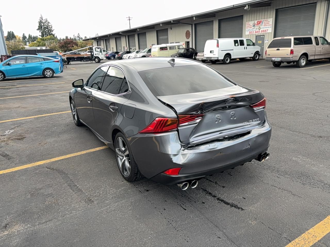 2017 Lexus Is 300 grey sedan gas JTHCM1D2XH5014973 photo #4