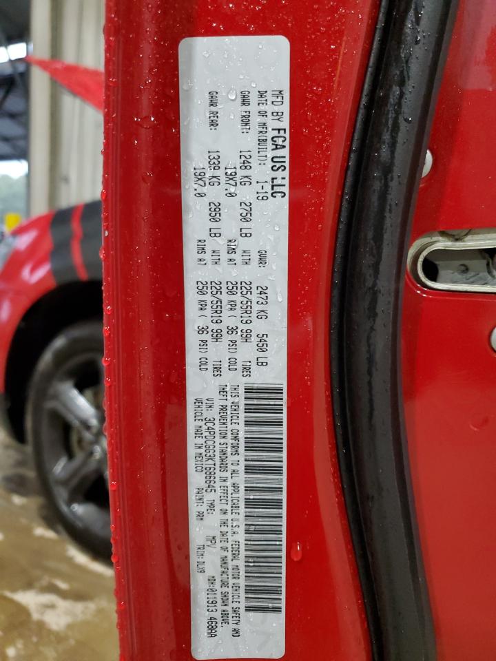 2019 Dodge Journey Crossroad VIN: 3C4PDCGG3KT686645 Lot: 82765635