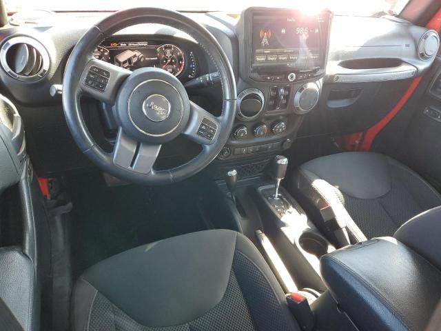 Parquets JEEP WRANGLER 2017 Czerwony