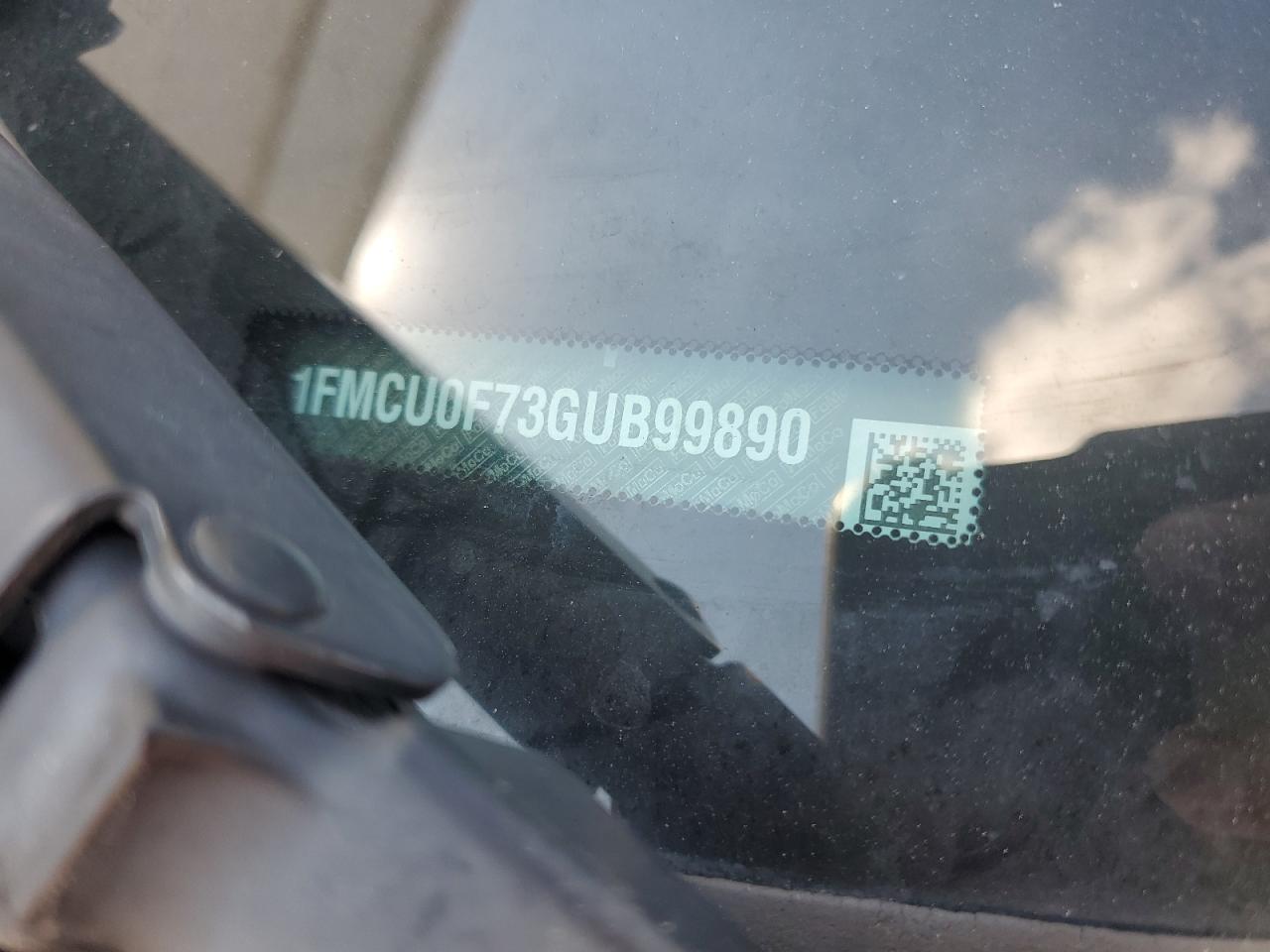 2016 Ford Escape S VIN: 1FMCU0F73GUB99890 Lot: 84983855