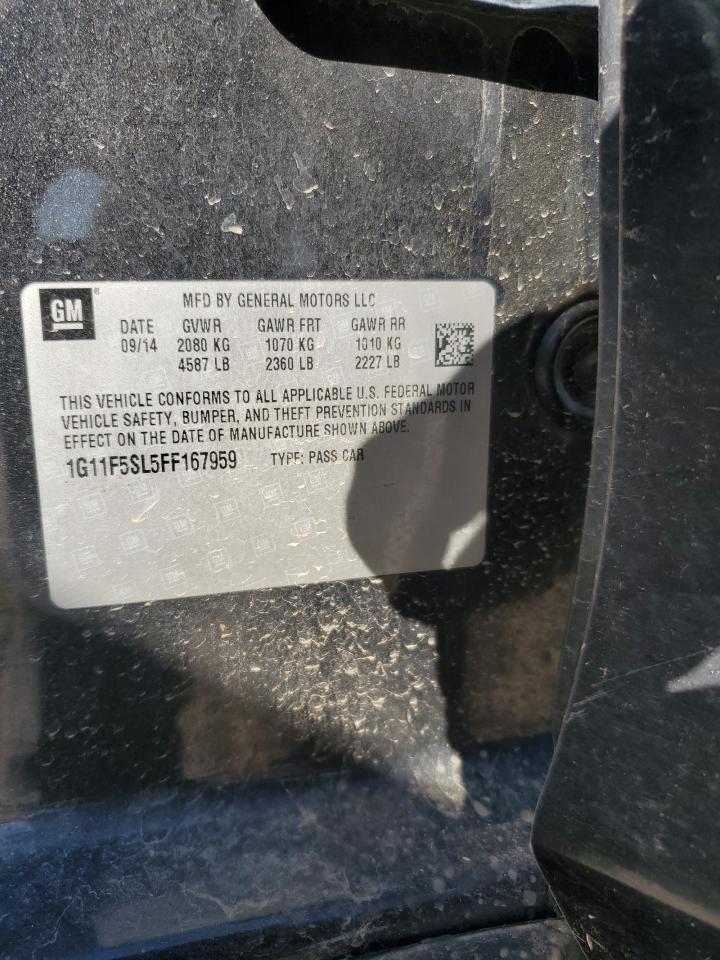 2015 Chevrolet Malibu Ltz VIN: 1G11F5SL5FF167959 Lot: 82491575