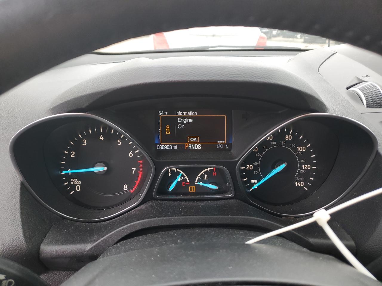 2017 Ford Escape Titanium VIN: 1FMCU9J93HUE06261 Lot: 90073155