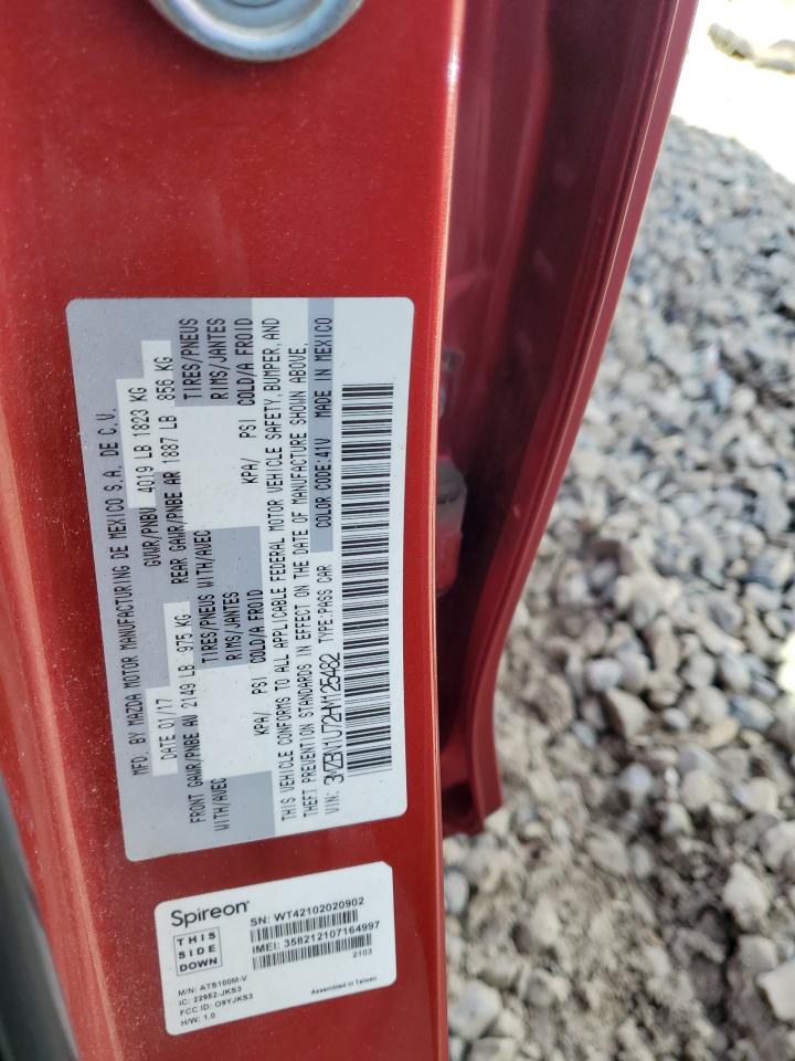 2017 Mazda 3 Sport VIN: 3MZBN1U72HM125482 Lot: 81938135