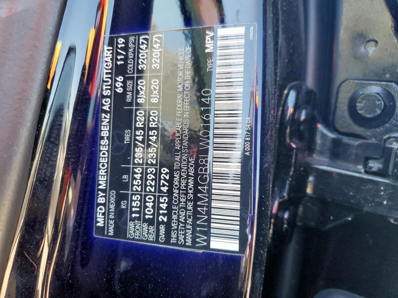 Фото: W1N4M4GB8LW016140