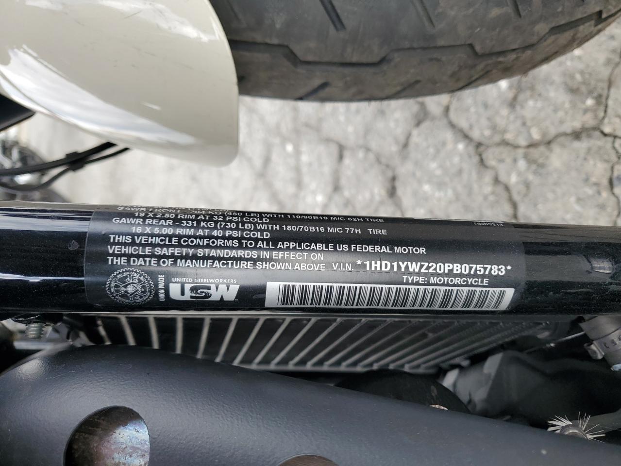 2023 Harley-Davidson Fxlrs VIN: 1HD1YWZ20PB075783 Lot: 82363945