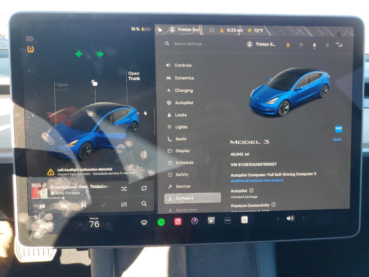 2022 Tesla Model 3 VIN: 5YJ3E1EAXNF358057 Lot: 90655875