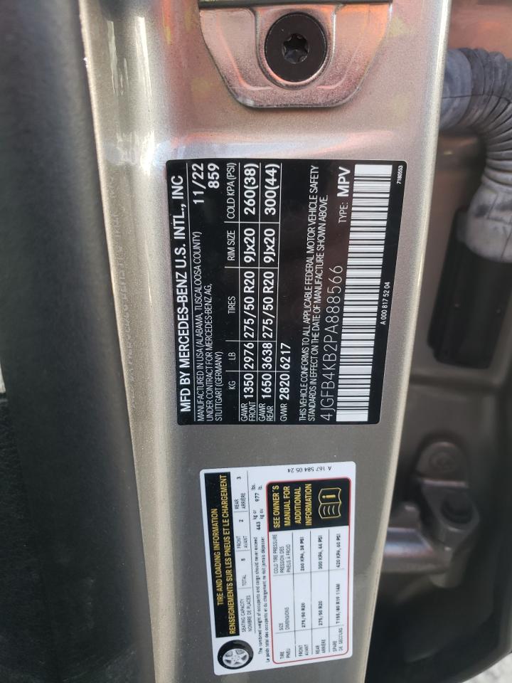 2023 Mercedes-Benz Gle 350 4Matic VIN: 4JGFB4KB2PA888566 Lot: 87384045