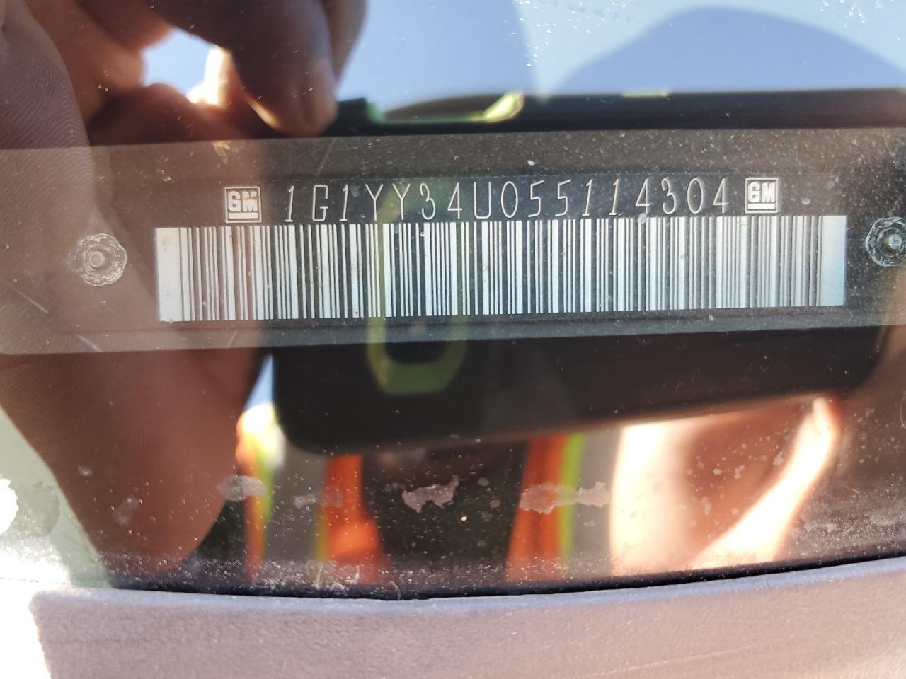 2005 Chevrolet Corvette VIN: 1G1YY34U055114304 Lot: 84749495