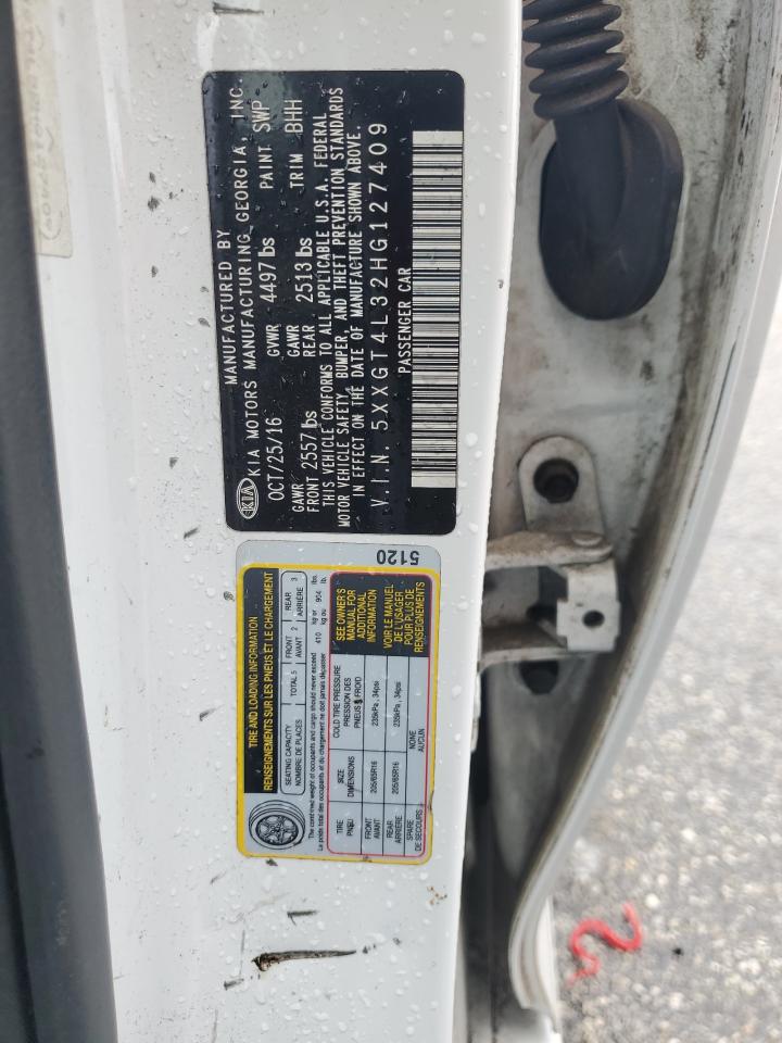 2017 Kia Optima Lx VIN: 5XXGT4L32HG127409 Lot: 85336115