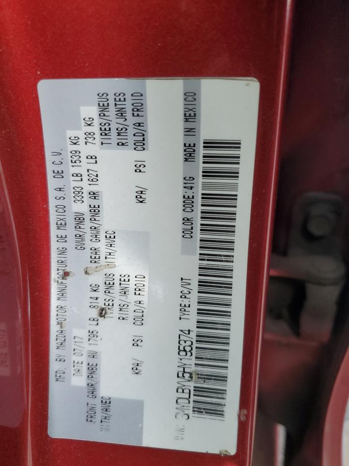 2017 Toyota Yaris Ia VIN: 3MYDLBYV5HY195374 Lot: 85491265