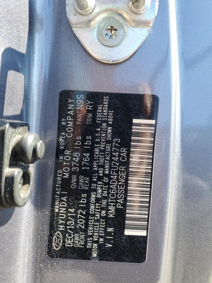 2015 Hyundai Veloster VIN: KMHTC6AD4FU244773 Lot: 82345895