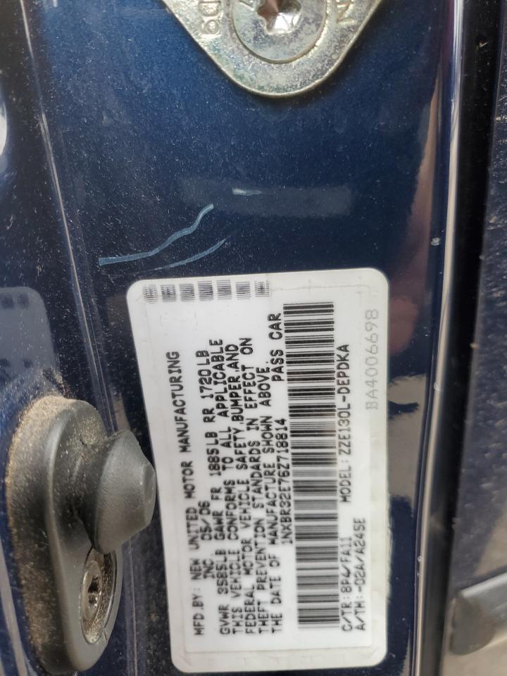 2006 Toyota Corolla Ce VIN: 1NXBR32E76Z718814 Lot: 82440165