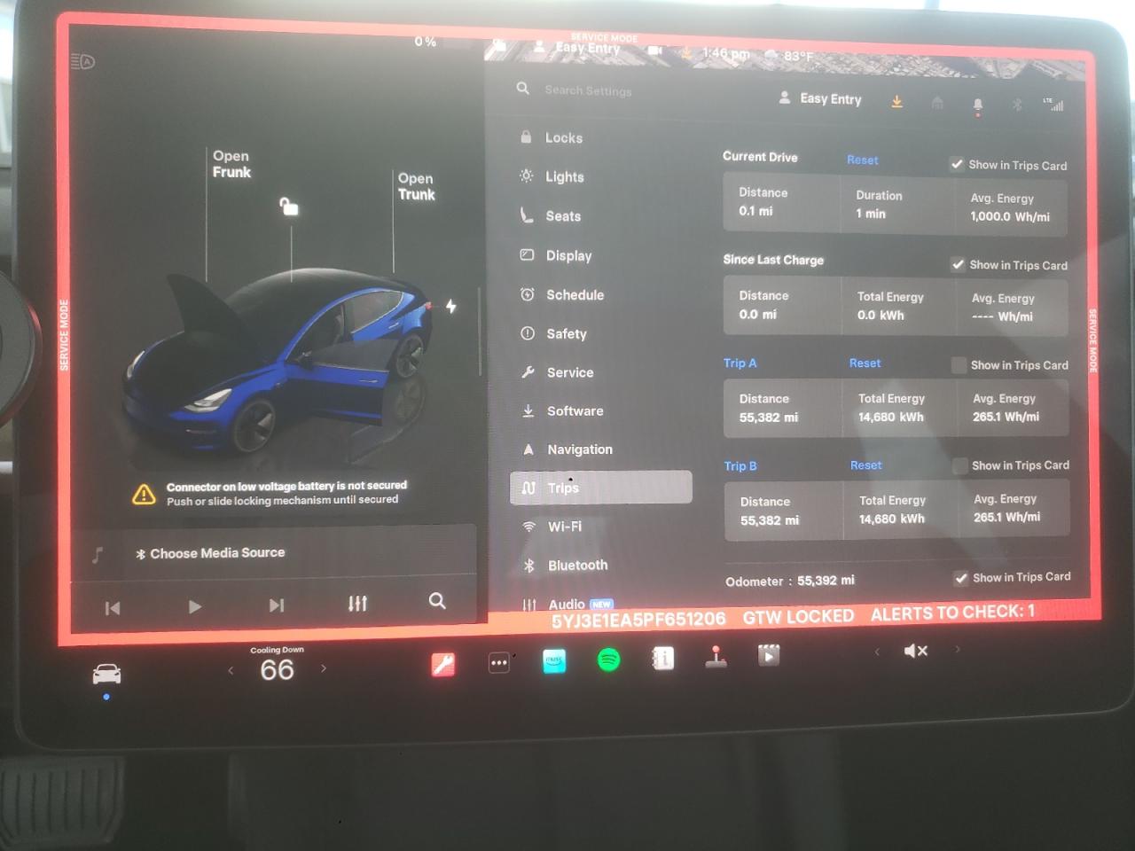 2023 Tesla Model 3 VIN: 5YJ3E1EA5PF651206 Lot: 87291205