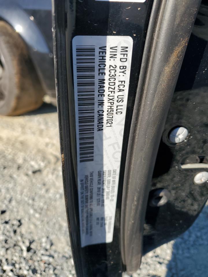 2023 Dodge Challenger R/T Scat Pack VIN: 2C3CDZFJXPH507021 Lot: 82562015