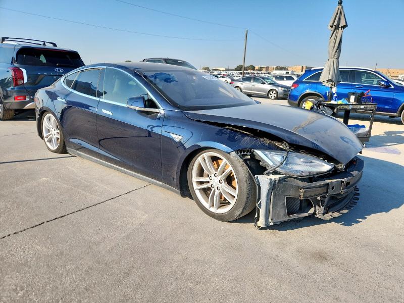 Hatchbacks TESLA MODEL S 2013 Granatowy