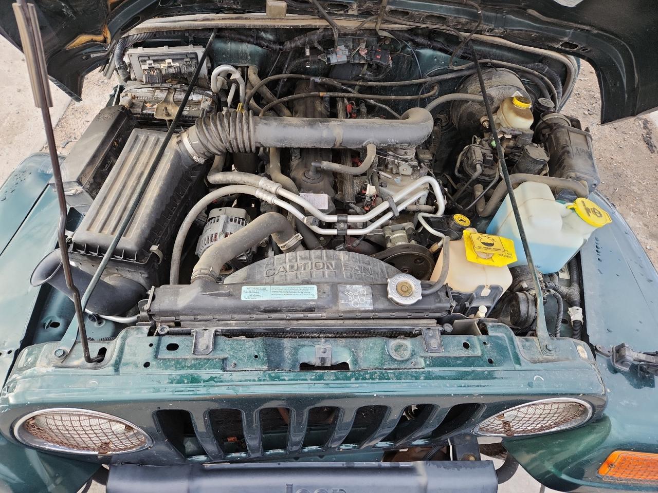 2001 Jeep Wrangler / Tj Sahara VIN: 1J4FA59S11P370224 Lot: 85285925