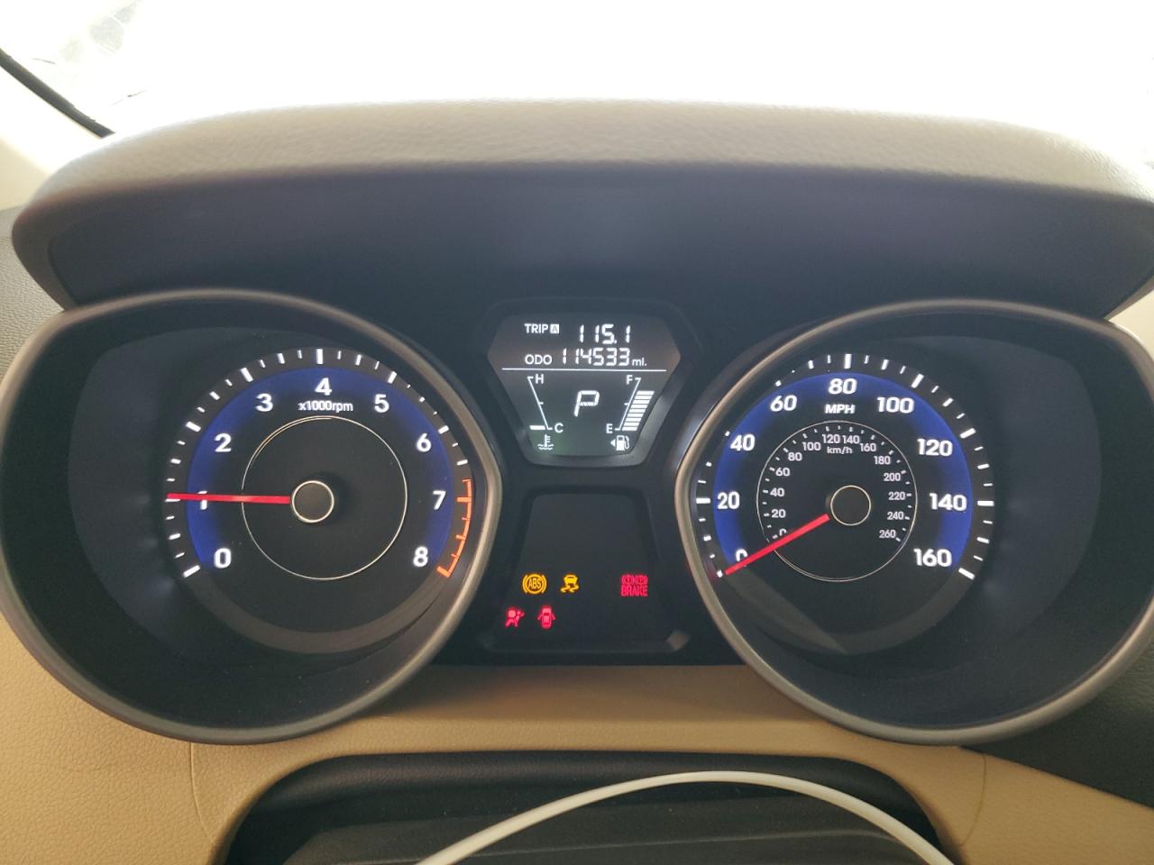 2013 Hyundai Elantra Gls VIN: 5NPDH4AE0DH250472 Lot: 86250595