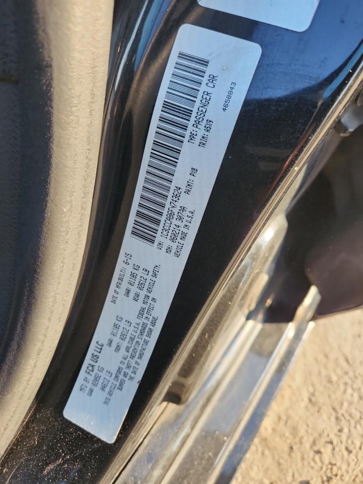 2015 Chrysler 200 Limited VIN: 1C3CCCAB6FN743624 Lot: 84433505