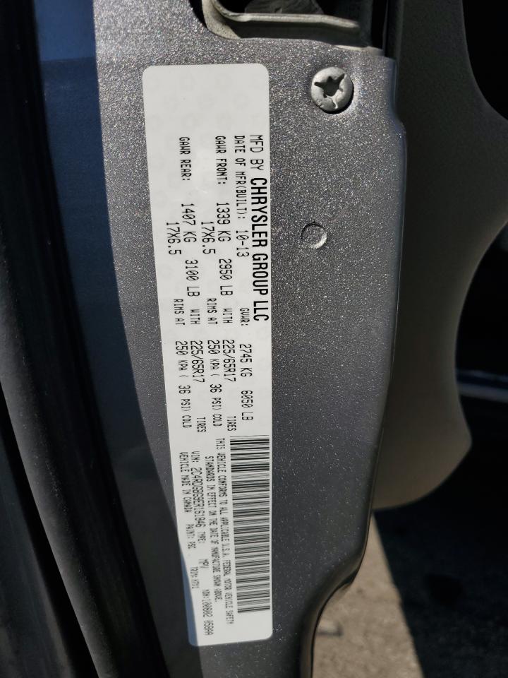 2014 Dodge Grand Caravan Se VIN: 2C4RDGBG9ER161846 Lot: 86716655
