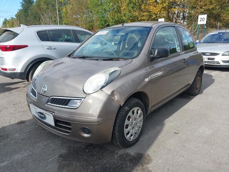 2009 NISSAN MICRA VISIA 1.2 80 VISIA 3DR for sale at Copart GLOUCESTER